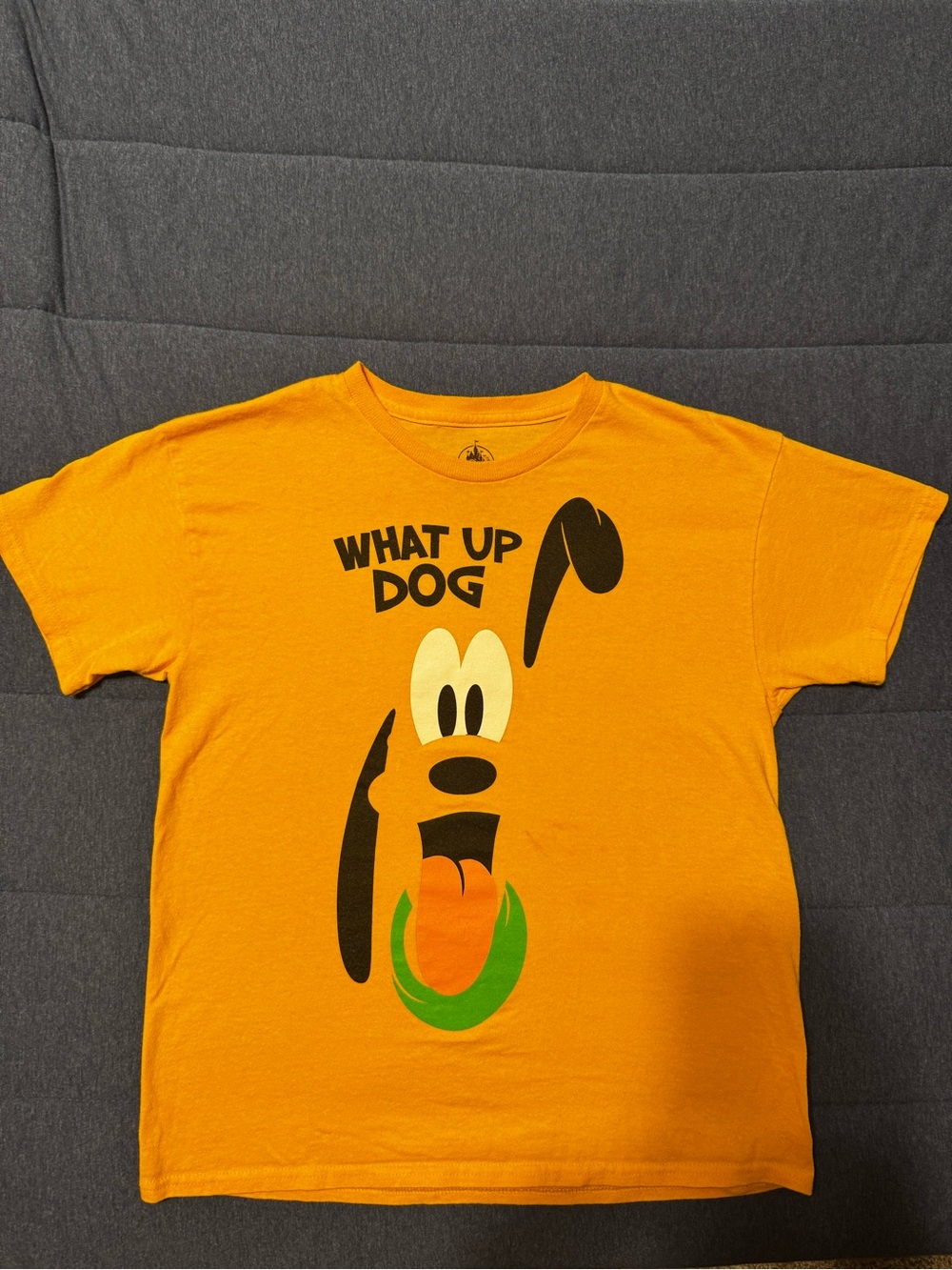 Disney | Pluto What Up Dog Graphic Yellow T-Shirt